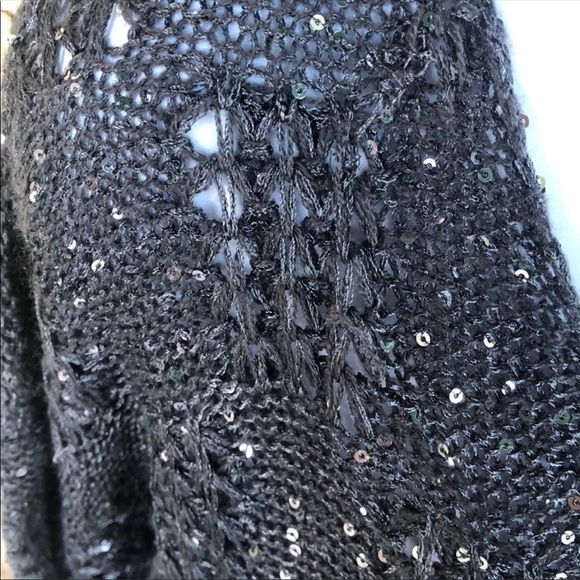 Charming Charlie Beach Sequin Over club Top oversize Size Small - Picture 4 of 9